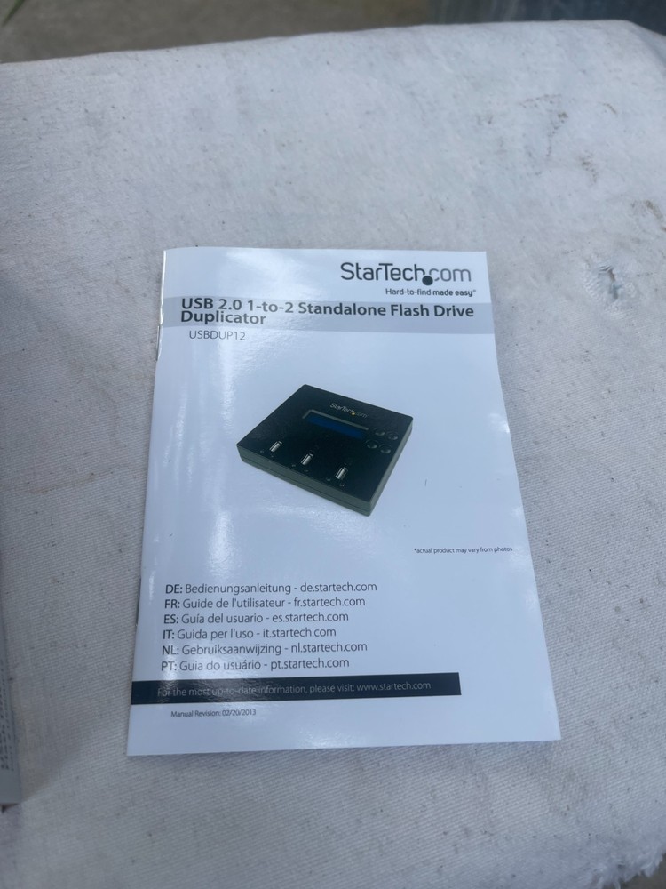 StarTech USBDUP12 1:2 USB 2.0 Duplicator & Eraser