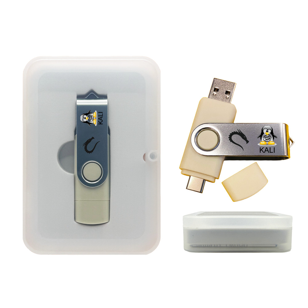 Kali Linux Bootable USB Drive Cybersecurity & Penetration Testing OS amd64/arm64