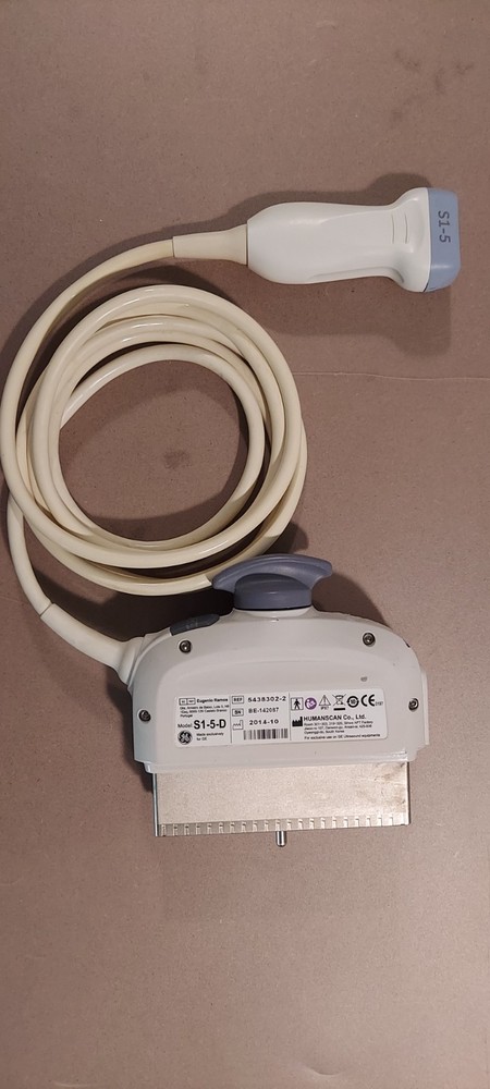 GE S1-5-D Sector Phased Array Ultrasound Transducer **Not Tested **