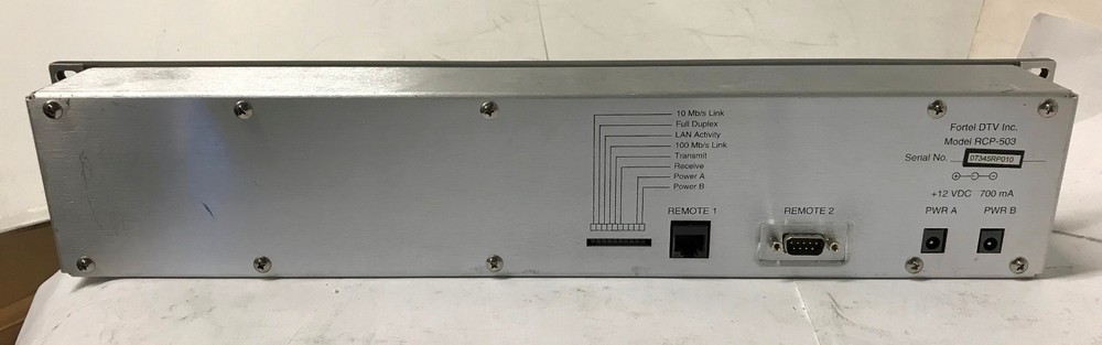 QuStream Integrity RCP503 Express Remote Control Panel w/ AC adapter