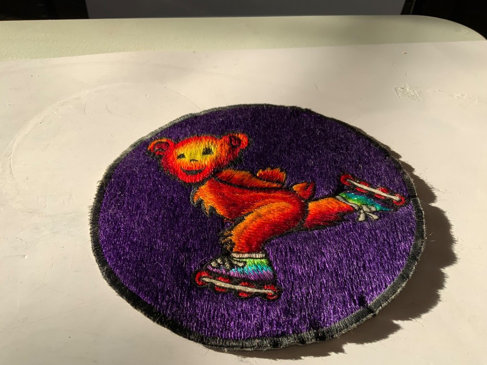 VINTAGE GRATEFUL DEAD ROLLING BLADE PATCH