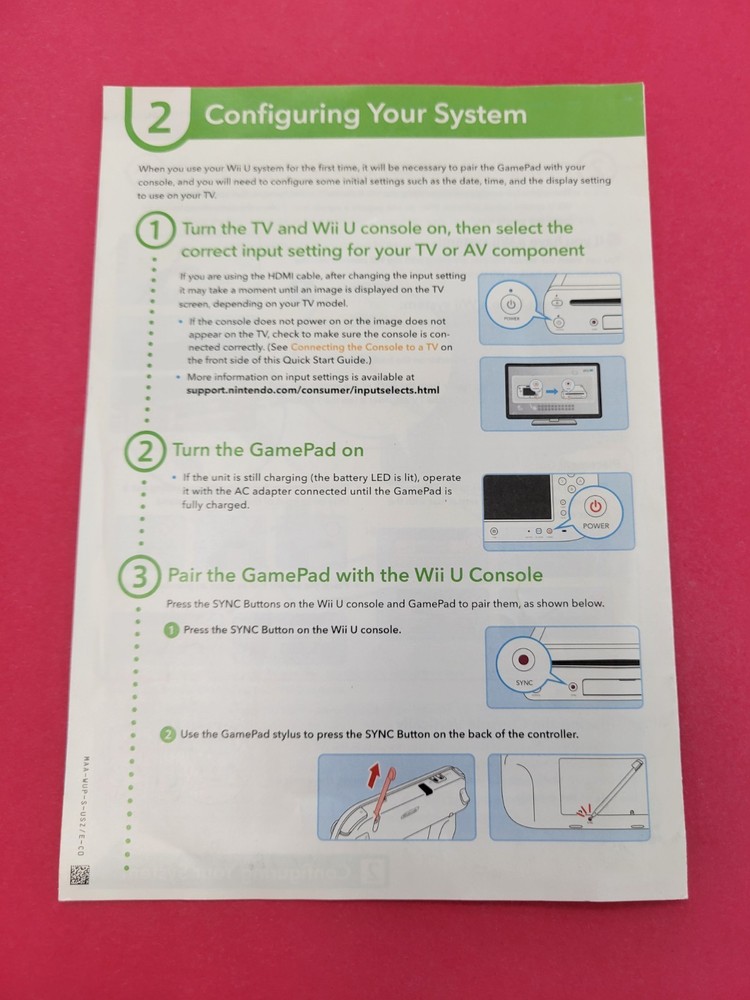 ¤ Wii Quick Setup Installation ¤ Manual Instruction Booklet Guide Authentic