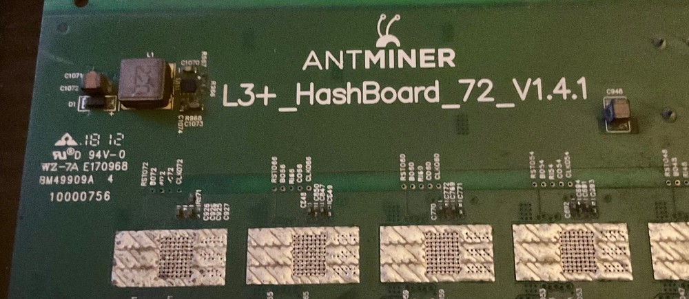 Antminer L3+ HashBoard_72_V1.4.1 untested