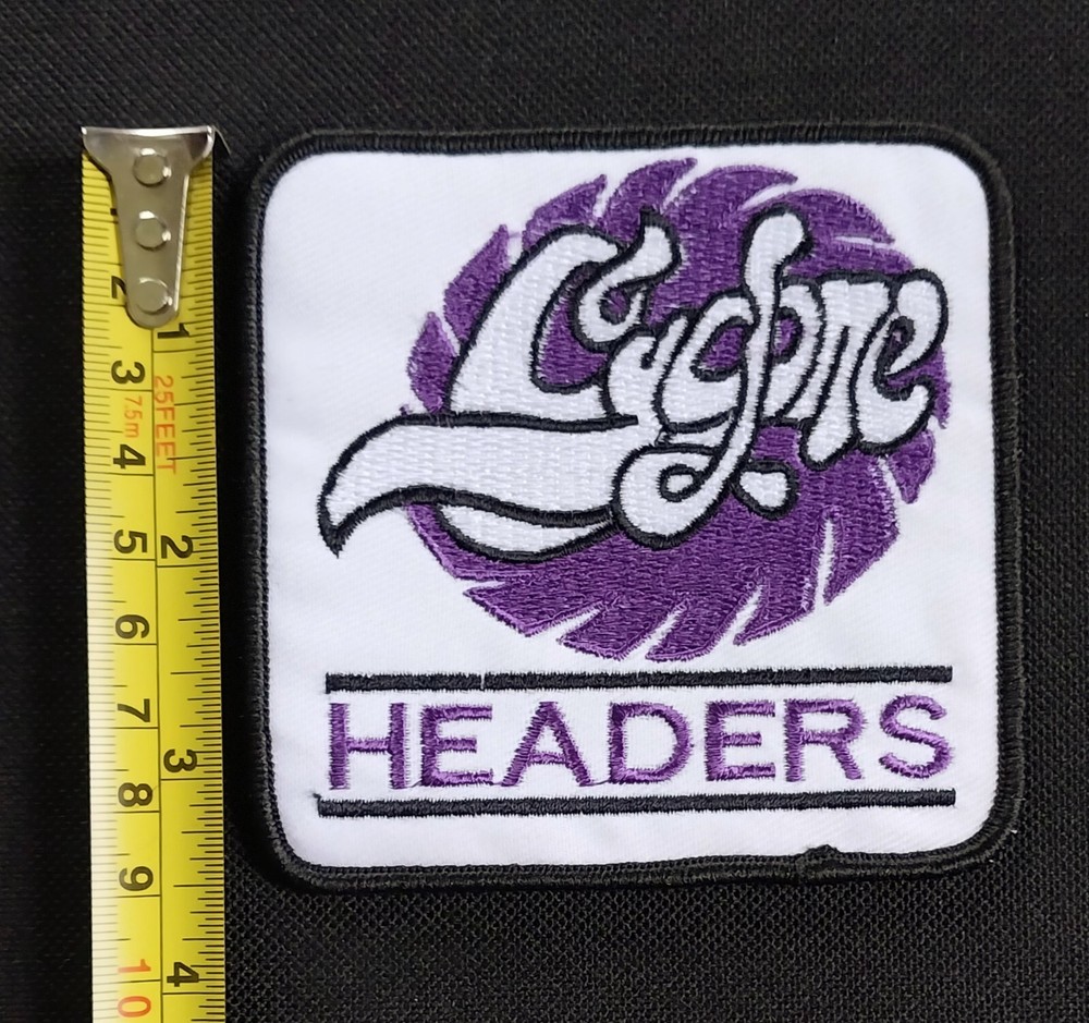 Embroidered Sew On PATCH ~ CYCLONE HEADERS