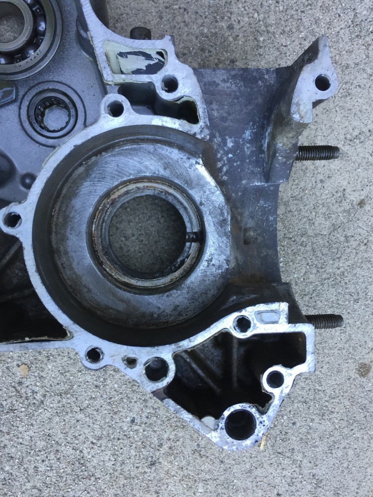 YAMAHA YZ125 OEM ORIGINAL LEFT ENGINE / MOTOR CASE CRANKCASE 🔴 1993 E
