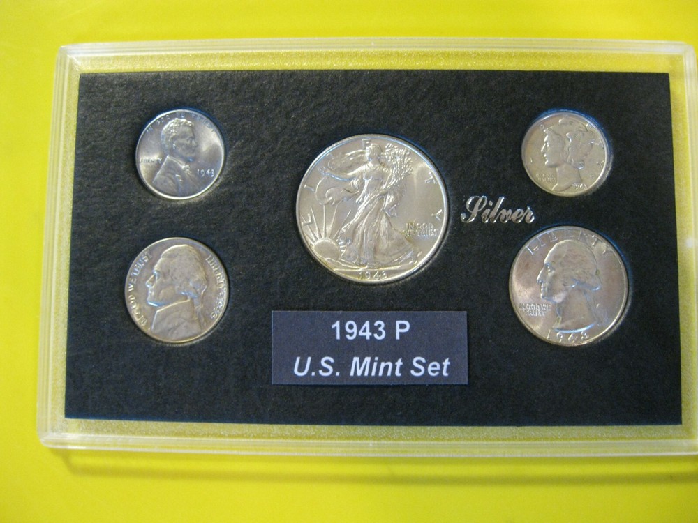1943 P US Mint Set Brilliant Uncirculated!