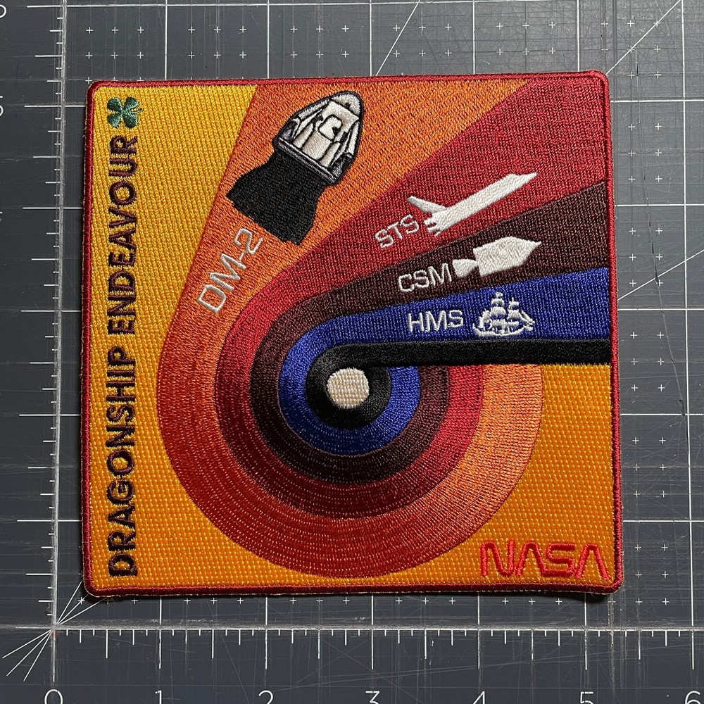 SpaceX Crew Dragon Endeavor Commemorative Patch 5"