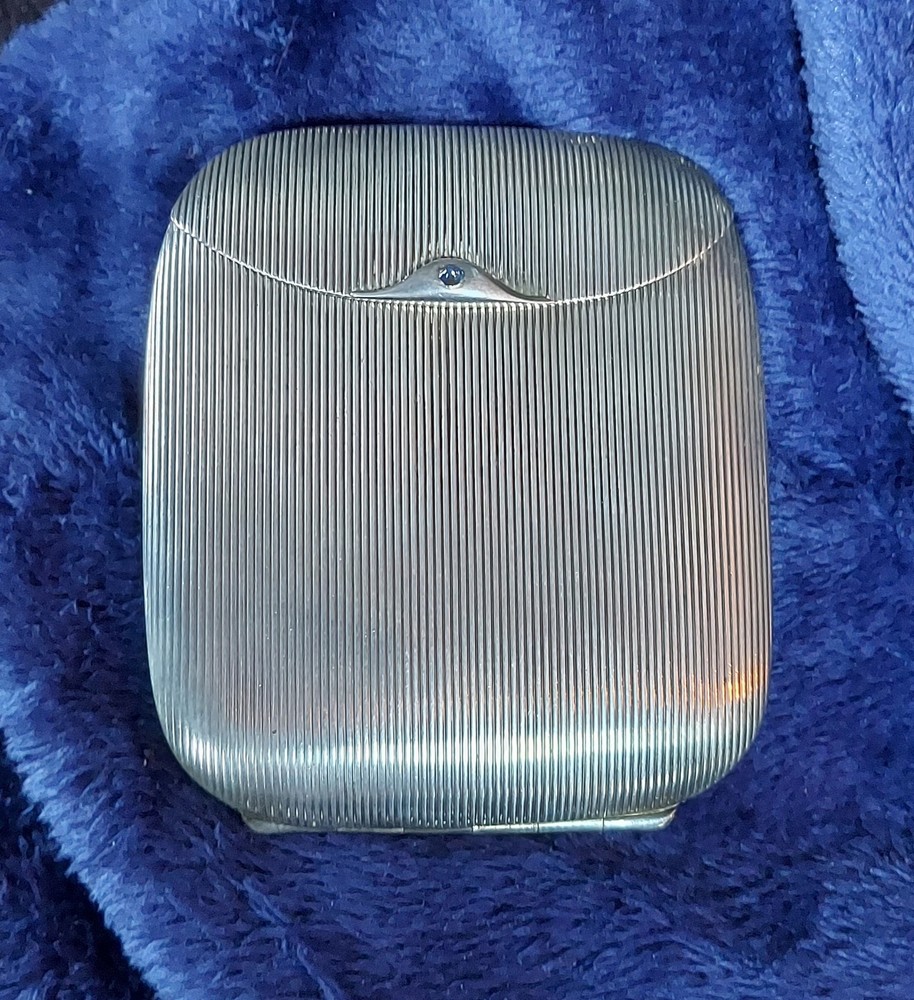 Art Deco Cigarette Case 925 Gresham Spring Hinges 3.6 Oz