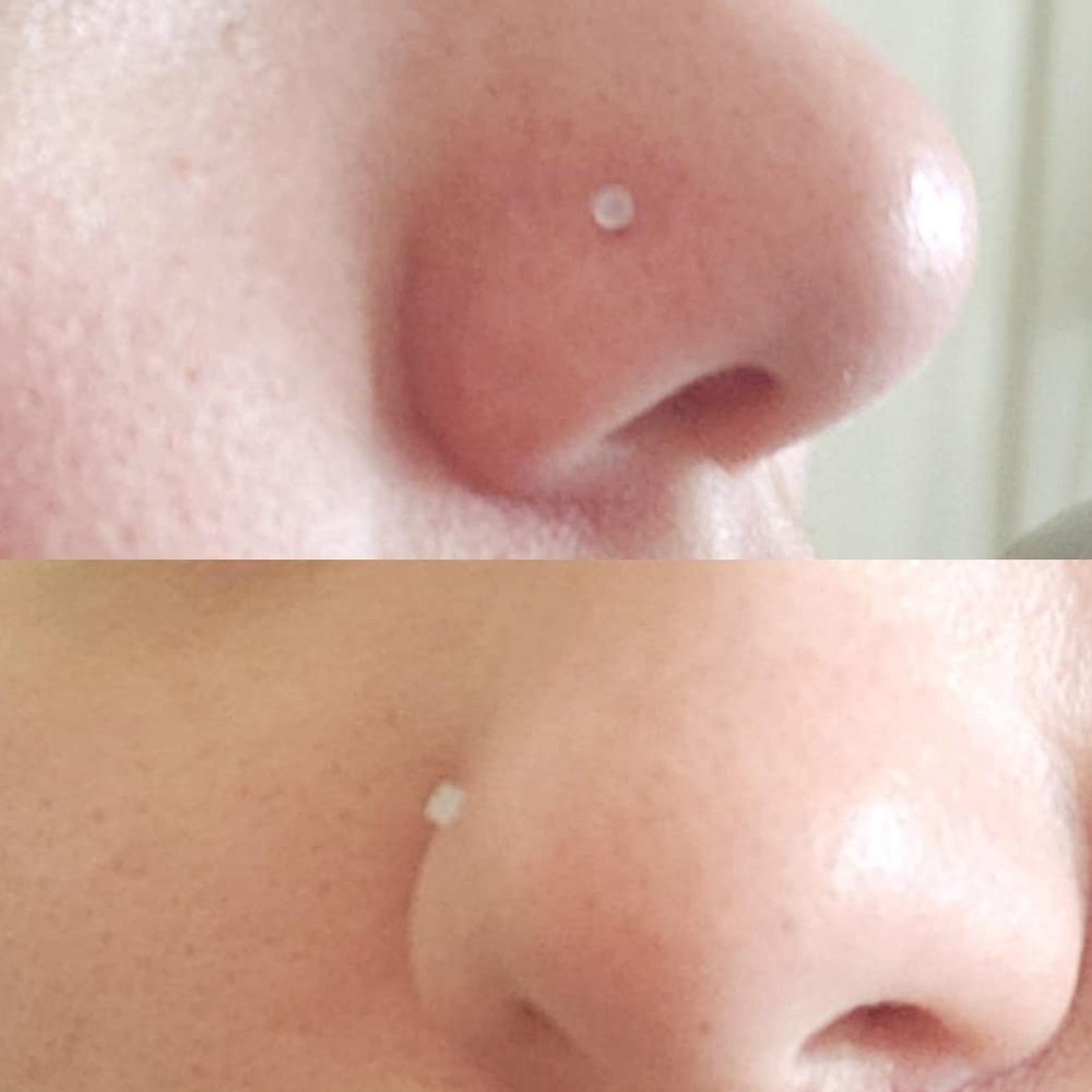 MODRSA Clear Nose Rings & Studs - Plastic Nose Piercing Retainers - 16g, 18g,...