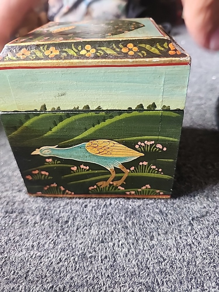 Peacock Trinket Box