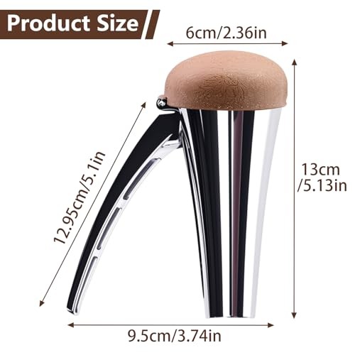 Nut Cracker Heavy Duty Nutcracker Tool with Splash-Proof Lid, Long Lever