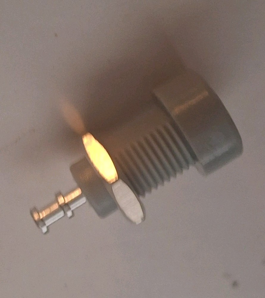 Banana Jack, Panel Mount , GREY, 15A