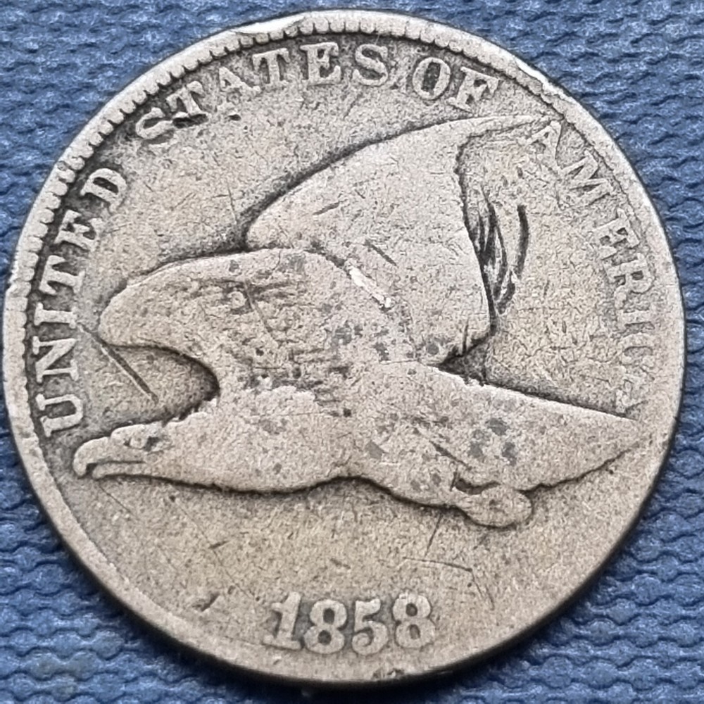 1858 Flying Eagle Cent 1c Better Grade #76940