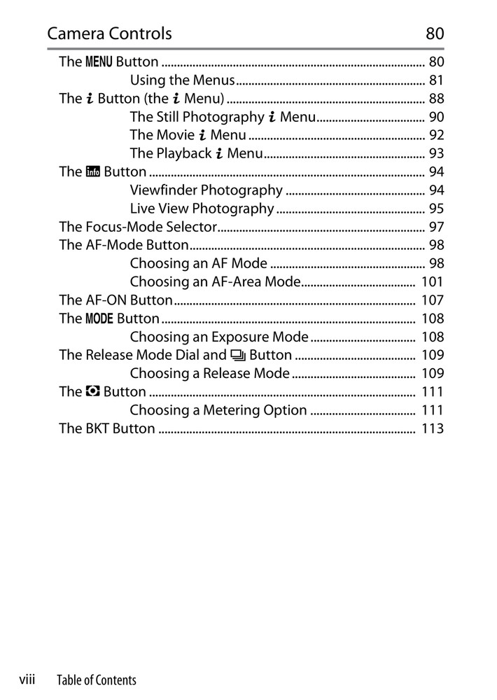 Nikon D6 — User Manual Owners Guide Reference — 312 Pg — Half Size 5.5x8.5