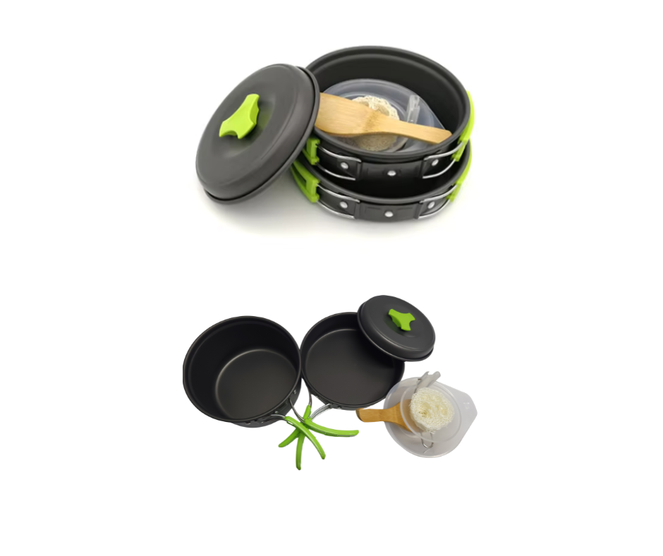 30-Piece Camping Cookware Mess Kit