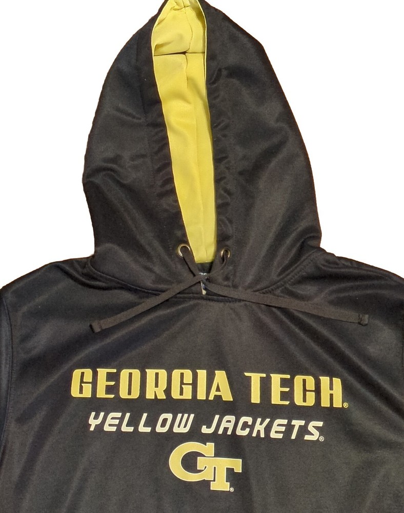 Georgia Tech Yellow Jackets Blue Pullover Hoodie Campus Heritage Size Large