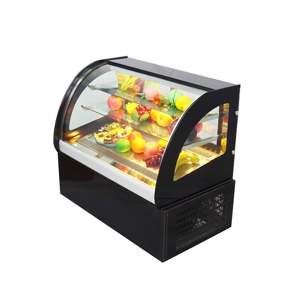 Countertop Display Refrigerators Cake Bakery Showcase Drinking Cooler w/LED 220V