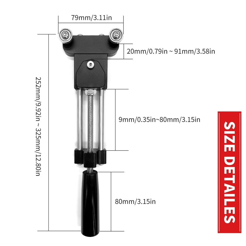 minlen Aluminum Oil Filter Cutter, Universal Cutting Tool Black