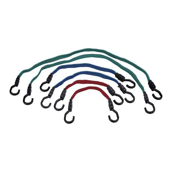 HAUL-MASTER Assorted Length Elastic Tie Downs, 6-Piece