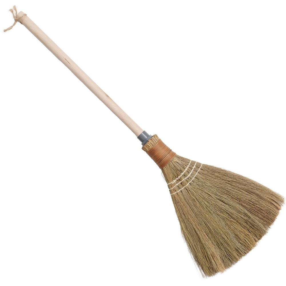 Natural Whisk Sweeping Hand Handle Broom - Vietnamese Straw Soft