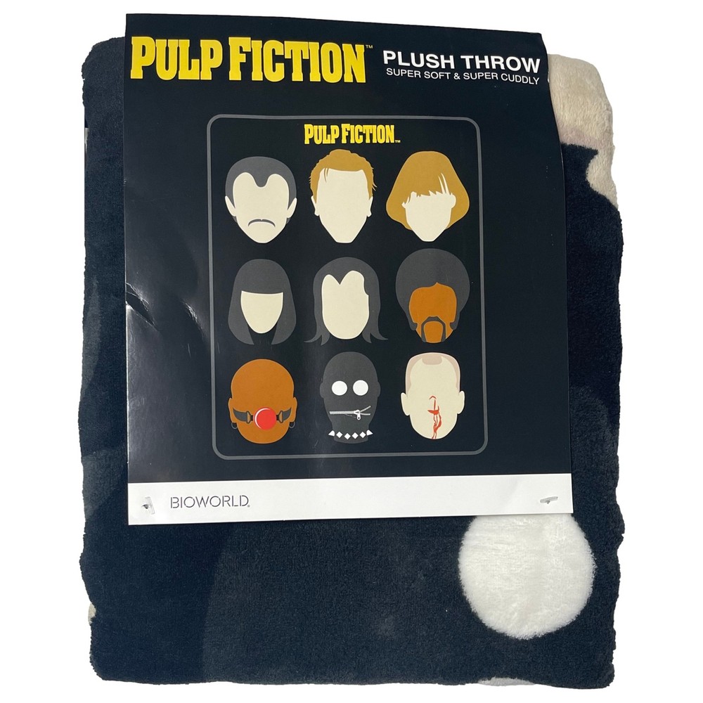 Miramax Pulp Fiction Plush Microfleece Throw Blanket 48" x 60"