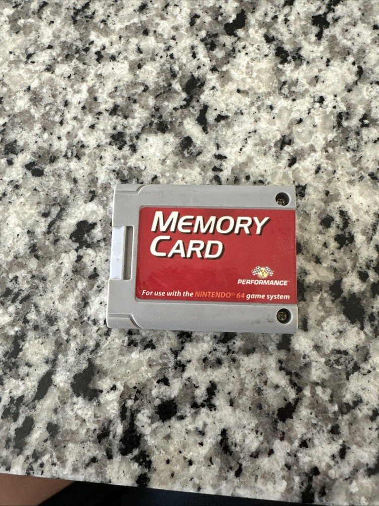 Nintendo 64 Game System N64 Memory Card Performance P-302E