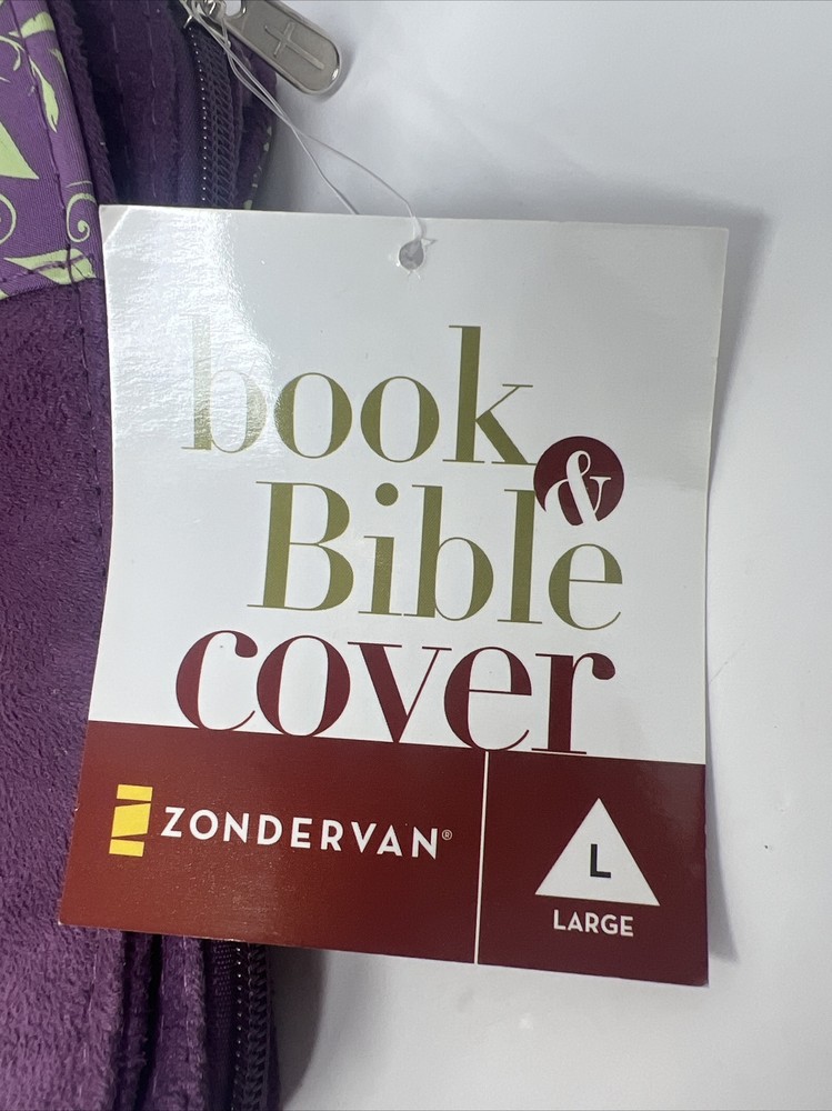 Book And Bible Cover Zips With handle Large