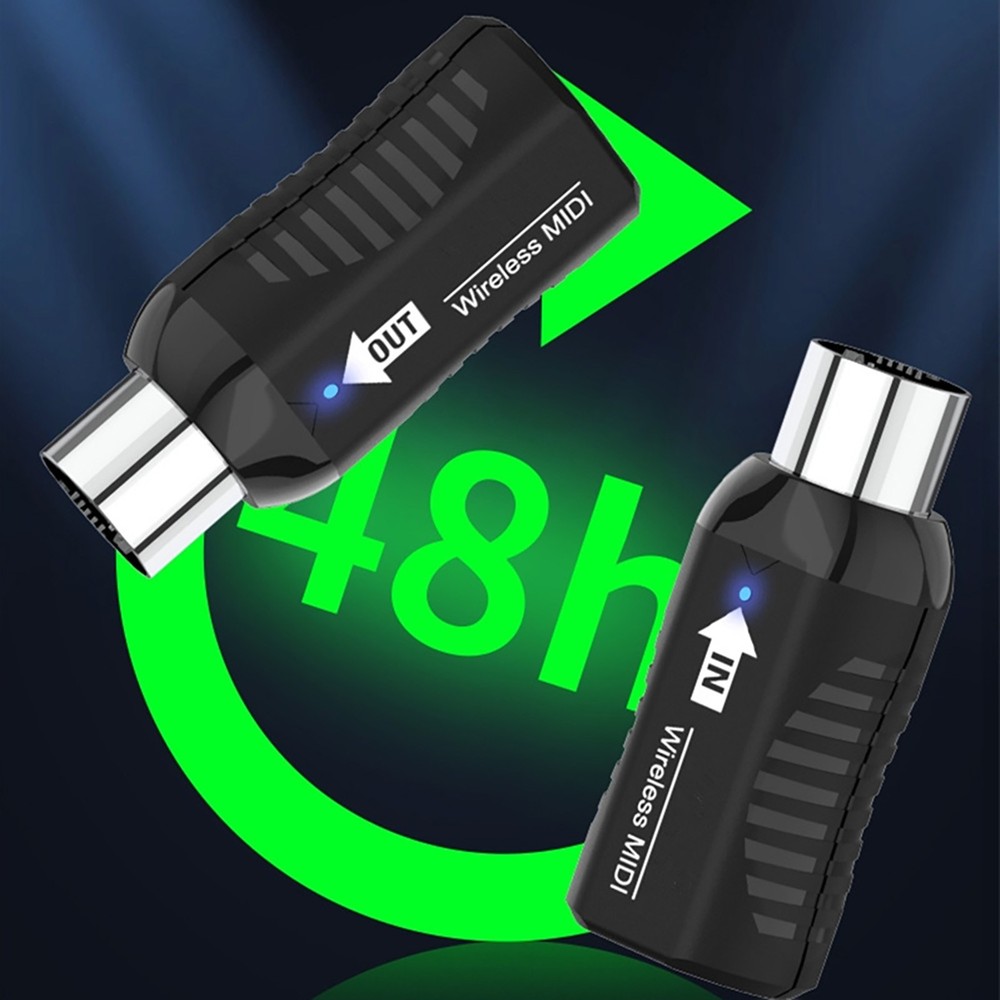 Midi Wireless Guitar Receiver Transmitter For Digital Piano Keyboard Accessory