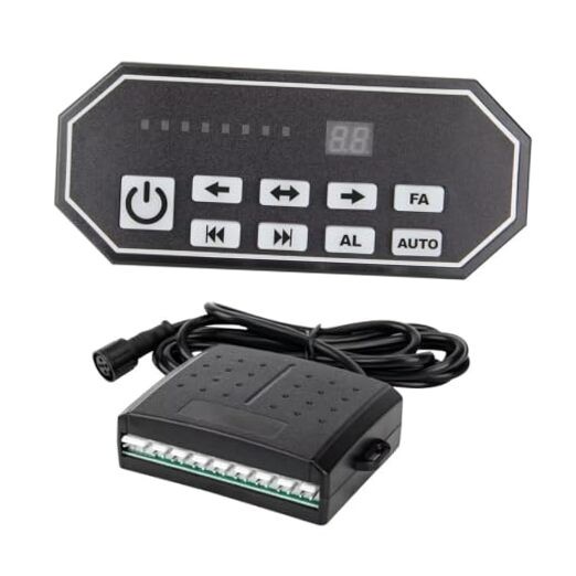 Controller Panel 9 Key Switch Led Grille Strobe Lights