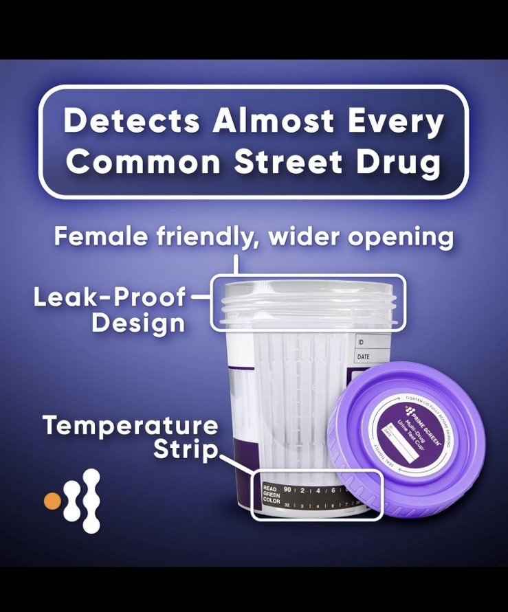 [5 Pack] 14 Panel Urine Drug Test Cup - Instant Testing 99% Accurate Testing