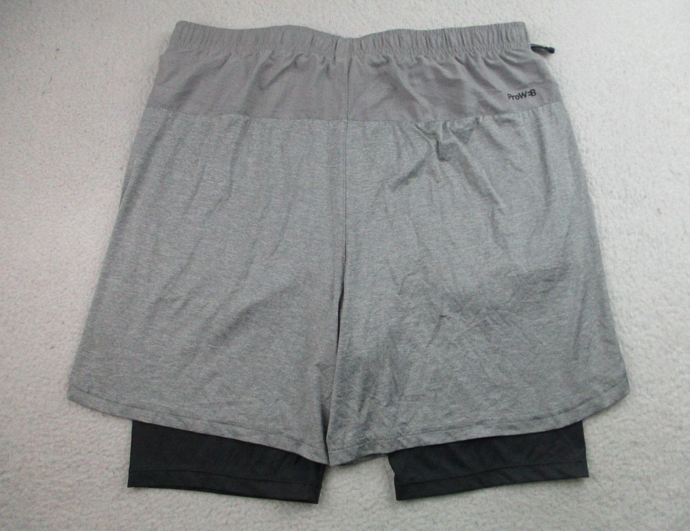 Spyder Proweb Mens L Gray Drawstring Stretch Lined Performance Training Athletic