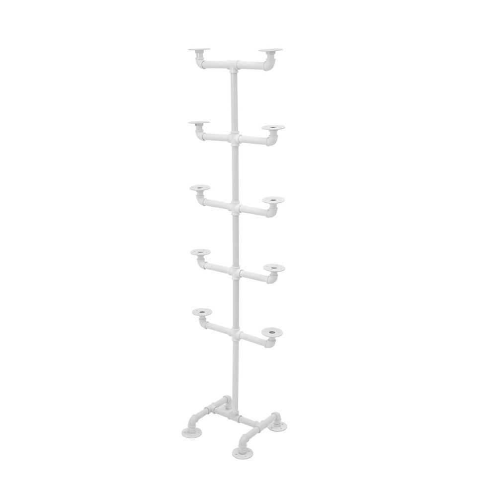 White Industrial Style Hat Stand Hat Display Rack Hat Storage Display Holder