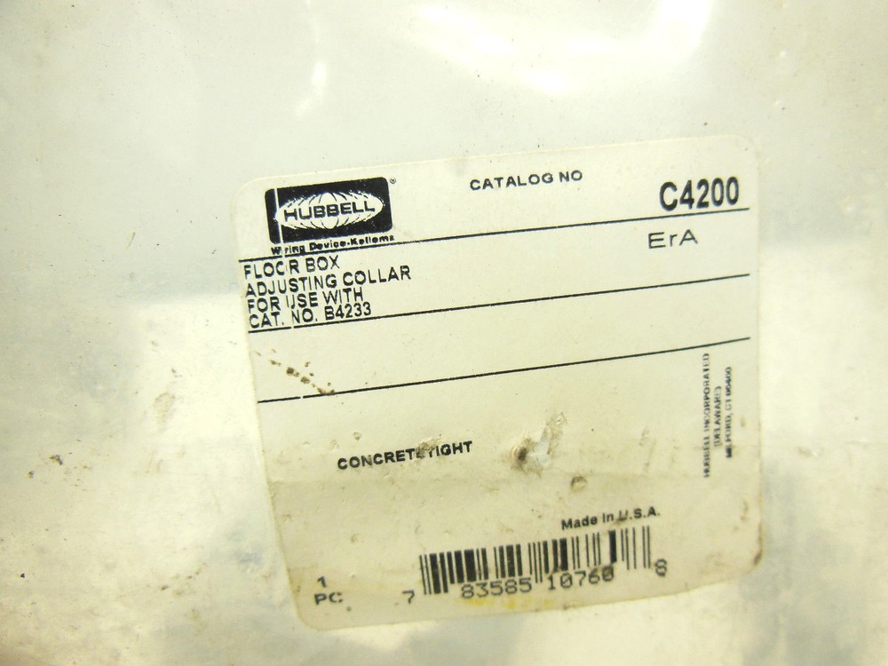 Hubbell C4200 Floor Box Adjusting collar