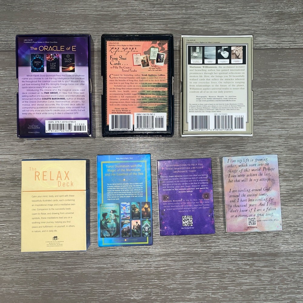 7 Tarot-Oracle-Other Card Lot