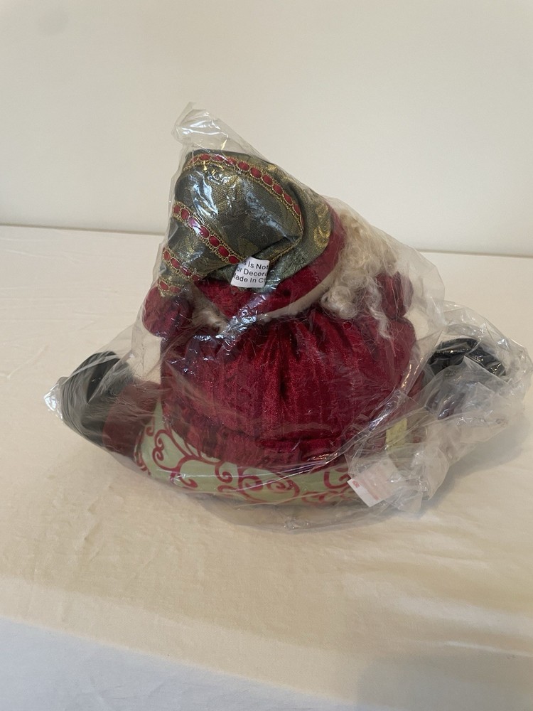 Foreside Plush Santa Door Stop