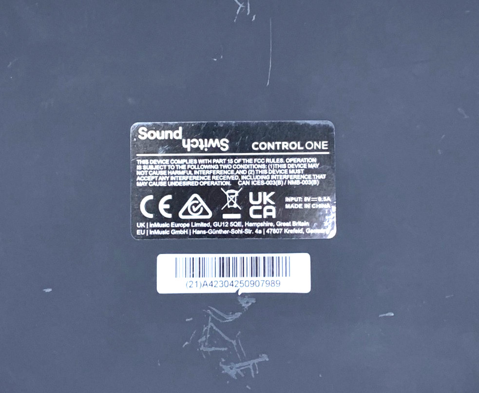 SoundSwitch Control One Lighting Controller - TESTED - NO CABLES