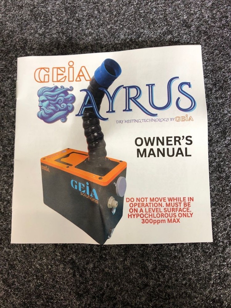 GEIA Solutions Ayrus Dry Misting System