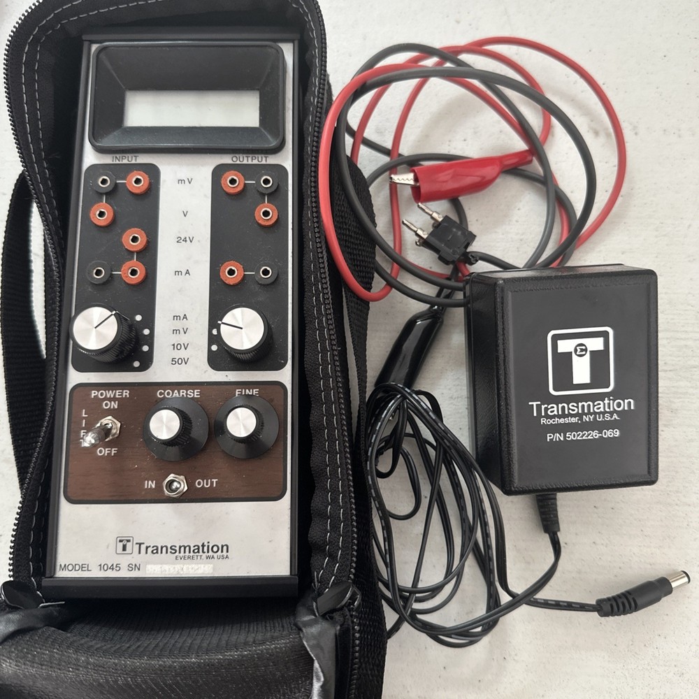 TRANSMATION 1045 LOOP Calibrator,  WITH POWER SUPPLY