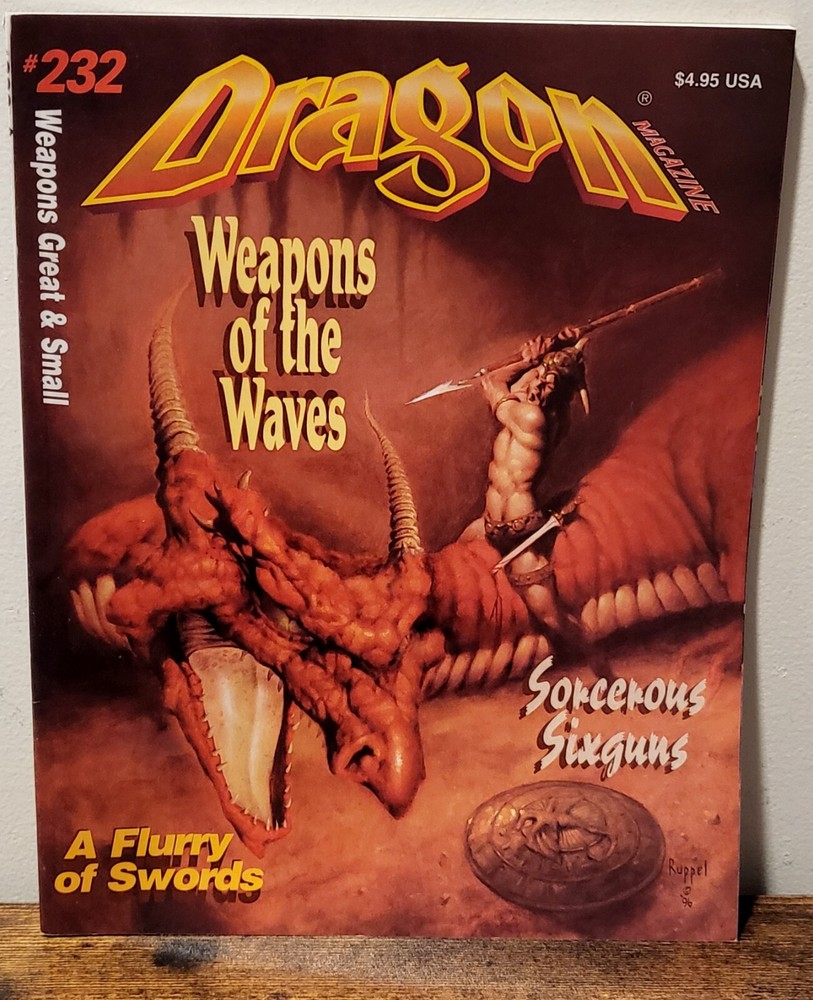 Dragon Magazine Weapons Great and Small Issue #232 August 1996