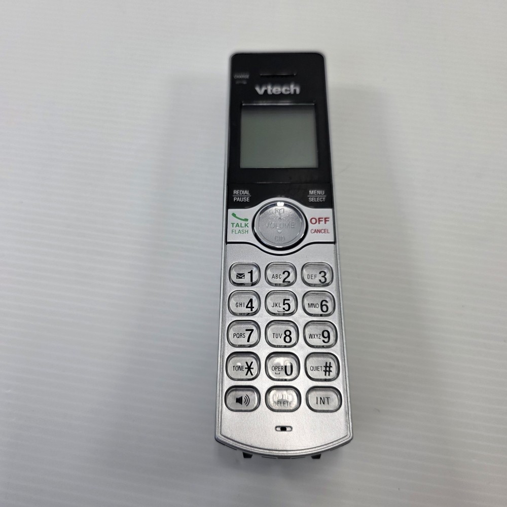 VTech CS6919 DECT 6.0 Cordless Phone Tested Powers On Call Block Untested Line