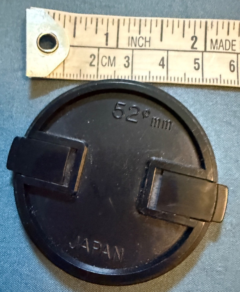 Paisar 52mm Front Lens Cap Snap On