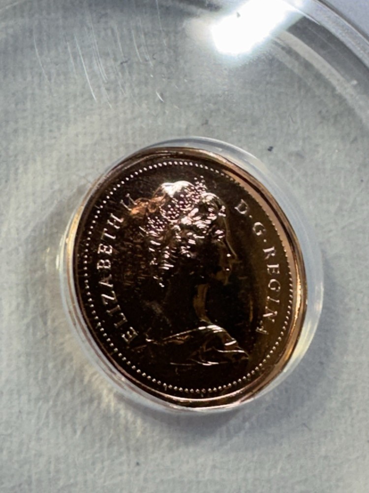 1982 Canada 1 Cent Proof Like Graded MS 68 RD by ANACS