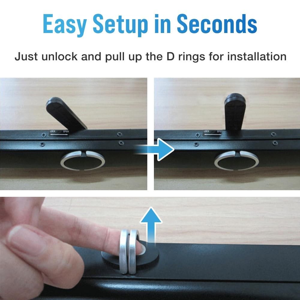 Portable Mobile 50 Inch Projector Screen Pull Down, 16:9 Projector Screen Ret...