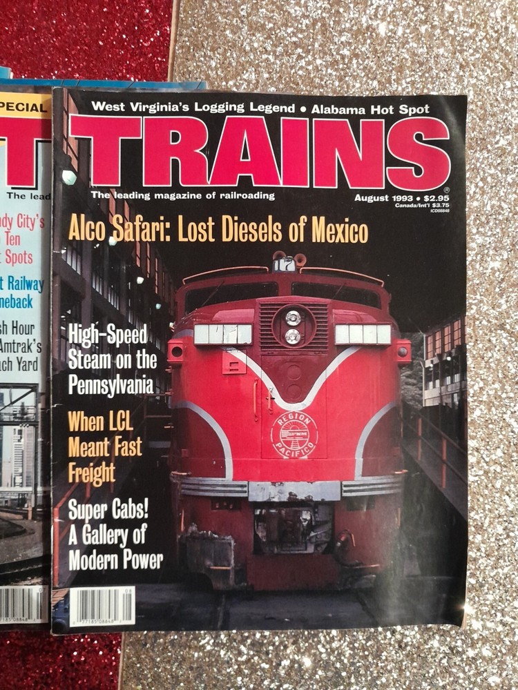 Trains Magazine Lot 1993 9 Issues