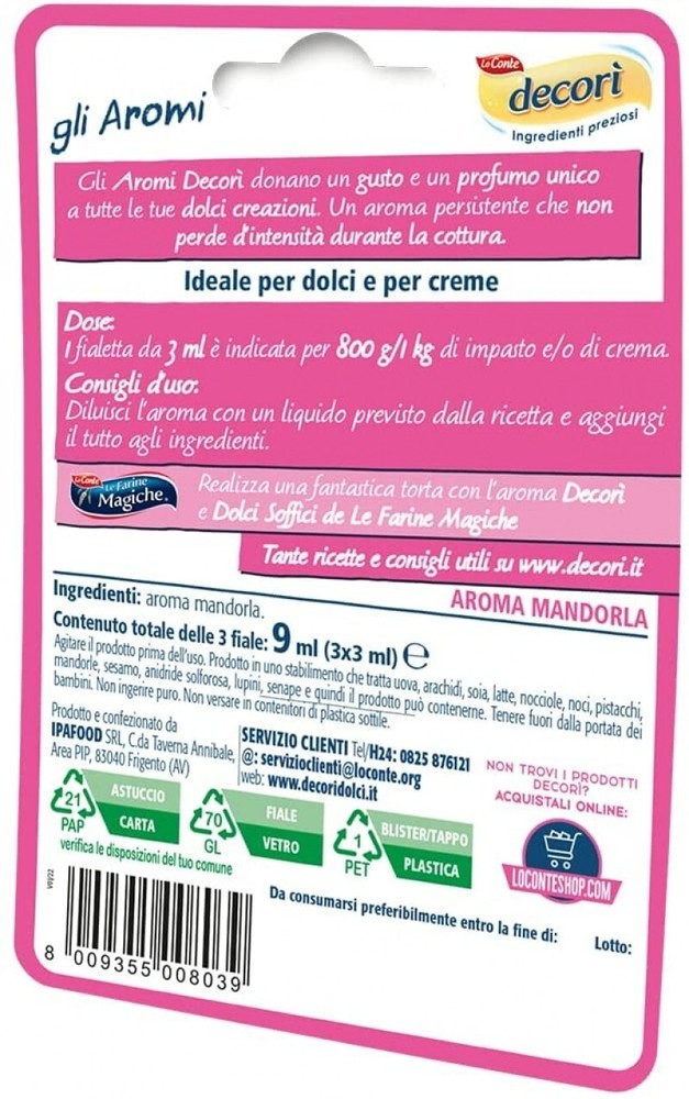 Decorì Aroma Mandorla Amara