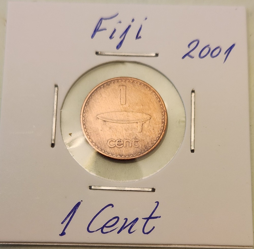 Fiji coin, 1 Cent, 2001