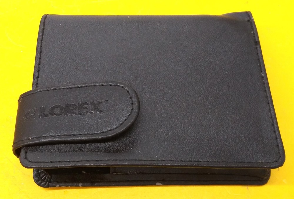 ⭐️⭐️⭐️⭐️⭐️ Lorex Carry Bag Pouch with Clasp Black