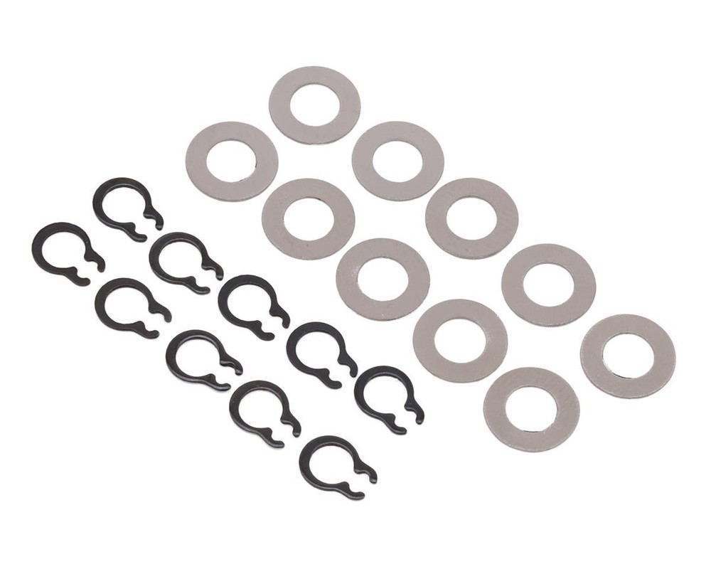 E-flite V1200 V2 Wheel Axle E-Clips & Washers Set [EFL-3620]