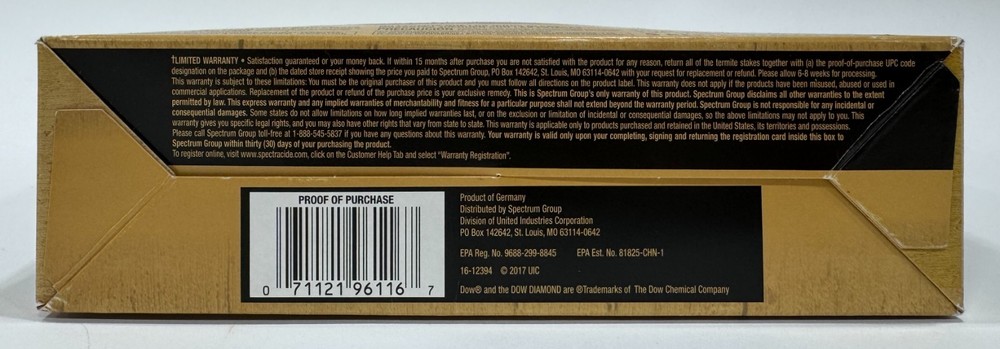 Spectracide Terminate Termite Detection & Killing Replacement Stakes 5 Count
