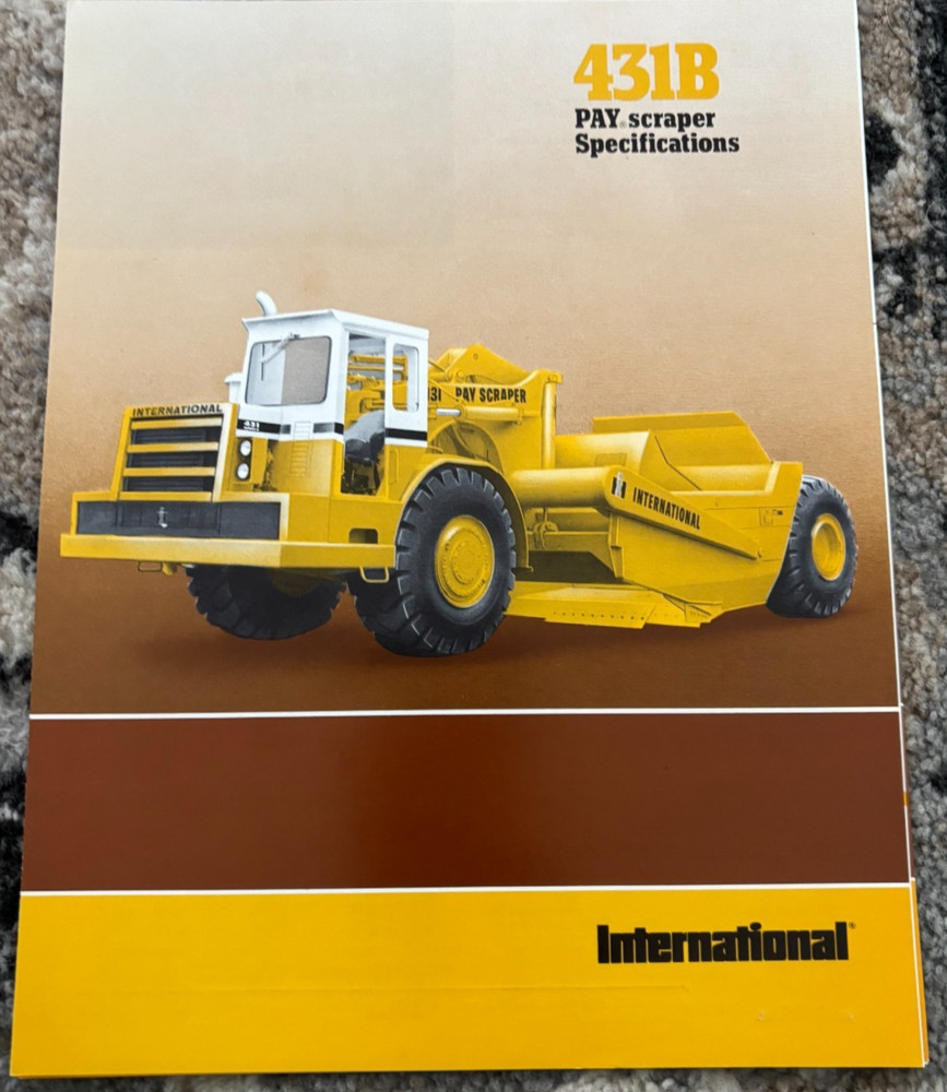 International Harvester 431B Pay Scraper Brochure AMIL25